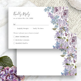 Elegant Lilac Bröllop OSA Kort
