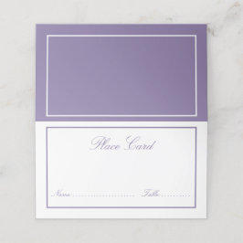 Elegant Lilac Lavender Classic Bröllop Placeringskort