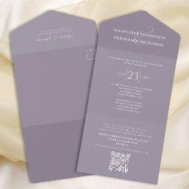 Elegant Lilac Lavender Modern OSA