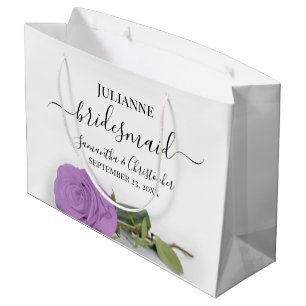 Elegant Lilac Lila Ro Posh Bridesmaid Bröllop