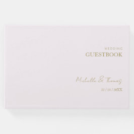 Elegant Lilac Minimalist Gästböcker