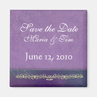 Elegant lilac spara datum magneter