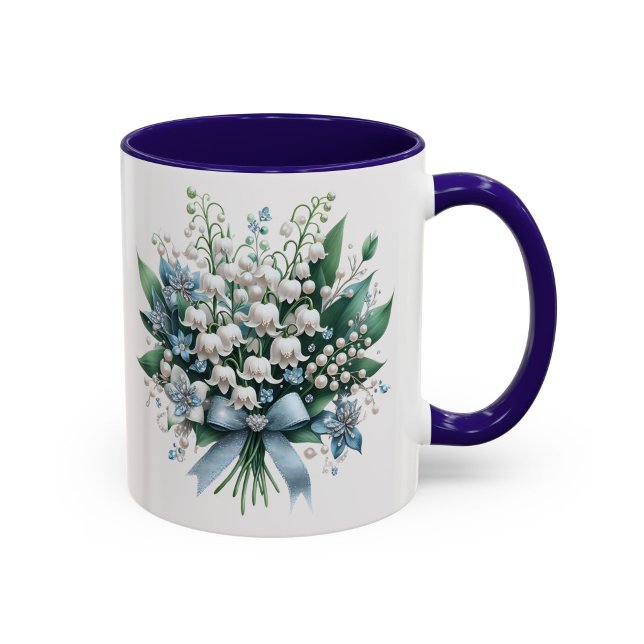 Elegant Liljekonvalj Mugg Blommig Present (Skapare uppladdad)