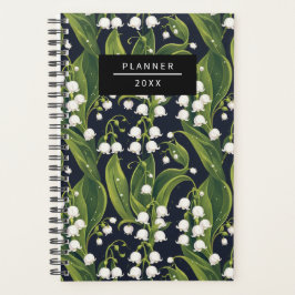 Elegant Lily of the Valley Blommigt Planner