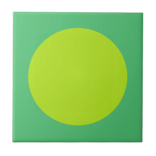 Elegant limegrön och havsgrön väggdekor Modern Kakelplatta