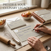 Elegant Linne Anpassad Familjearv Recept