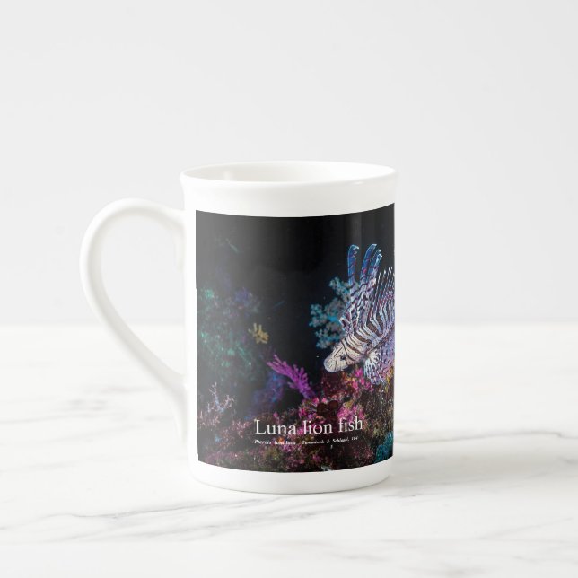 Elegant Lionfish Benporslin Mugg (Vänster)