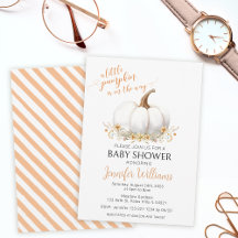 Elegant liten pumpa könsneutral babydusch