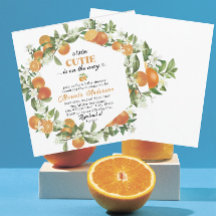 Elegant Little Cutie Citrus Orange WaterCall