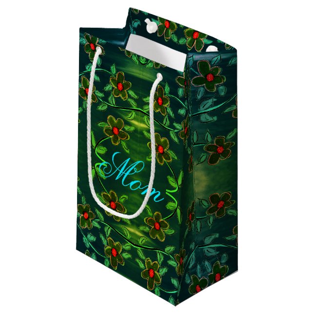 Elegant Little Gift Bag för Mamma (Framsidan Vinklad)