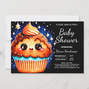 Elegant Little Pastry Bliss Muffin Boy Shower Inbjudningar
