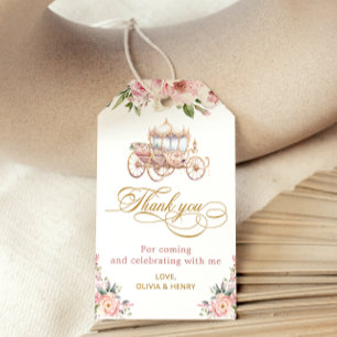 Elegant Little Princess Baby Shower Tack Presentetikett