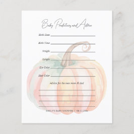 Elegant Little Pumpkin Baby Shower Game
