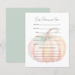 Elegant Little Pumpkin Baby Shower Game