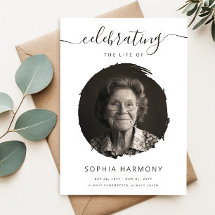 Elegant Livs firande Foto Program