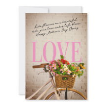Elegant livsstil Blommig Cykel Mors Dag Kärlek