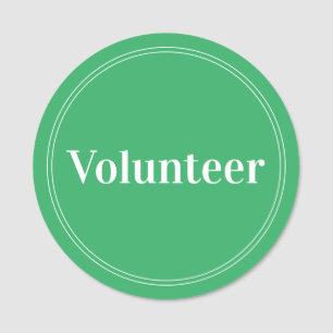 Elegant Ljus Grönt Voluntetic Magnetic Namnbricka