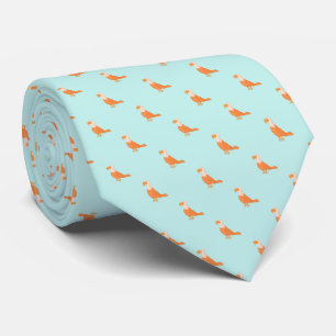 Elegant Ljust grönt Orange Eagle Seamless Mönster Slips