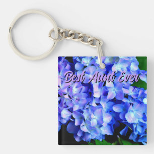 Elegant Ljust lila blommigt blått magenta vattenr