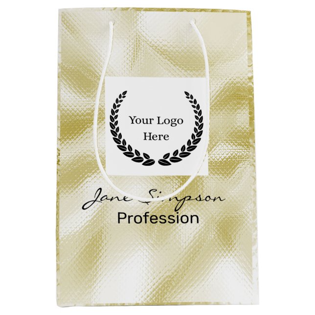 Elegant logotyp guld textur (Framsidan)