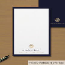 Elegant Logotyp Luxury Navy Gräns