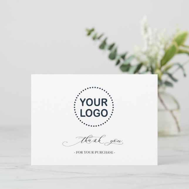 Elegant Logotyp Social Media Tack Calligraphy (Stående Fram)