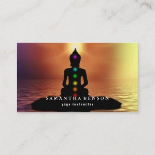 Elegant logotypYogainstruktör Visitkort