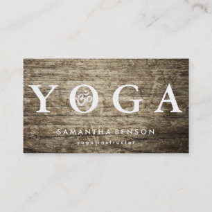 Elegant logotypYogameditation Visitkort