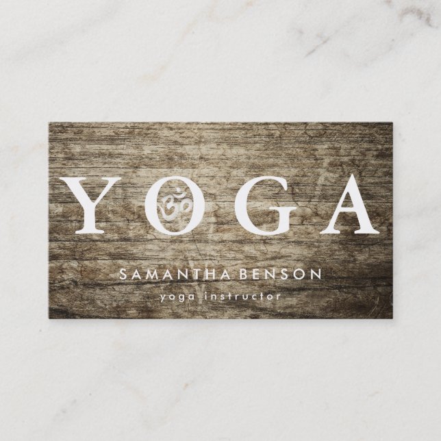 Elegant logotypYogameditation Visitkort (Framsida)