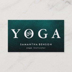 Elegant logotypYogameditation Visitkort