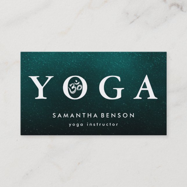 Elegant logotypYogameditation Visitkort (Framsida)