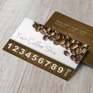Elegant lojalitet för kaffebönakaffe