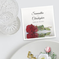 Elegant Long Stemmed Röd ros Bröllop