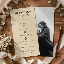 Elegant Long Story Short Romantic Timeline Wedding Spara Datumet