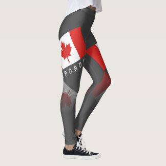 Elegant lönnlöv Kanada Leggings