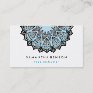 Elegant Lotus Flower Logotyp Yoga Affärskort Visitkort