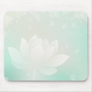 Elegant Lotus Flower Mouse Pad Musmatta