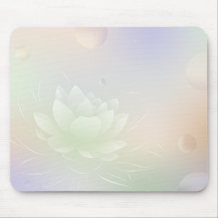 Elegant Lotus Flower Mouse Pad Musmatta