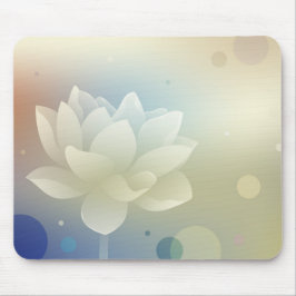 Elegant Lotus Flower Mouse Pad  Musmatta