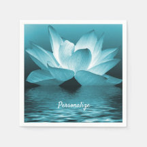 Elegant Lotus Flower Ocean Zen Yoga Personlig