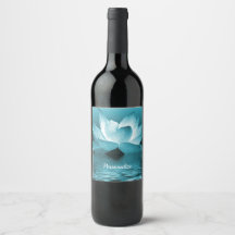 Elegant Lotus Flower Ocean Zen Yoga Personlig