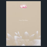 Elegant Lotus Flower Salon & Spa Reklamblad<br><div class="desc">Elegant Lotus Flower Salon & Spa Brochures.</div>