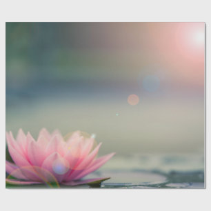 Elegant Lotus Natur Presentpapper