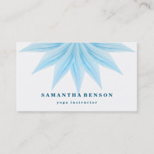 Elegant Lotusblomma Logotyp Yoga Visitkort