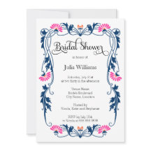 Elegant Löv Blommigtar och Swirls Möhippa