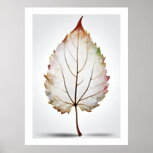 Elegant Löv Natures Vein Artprint Poster