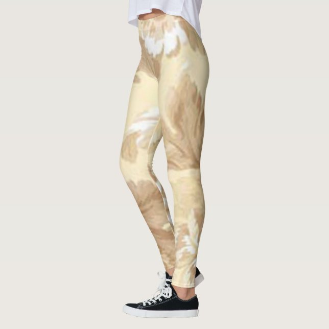 Elegant Löv och Ro Leggings (Vänster)