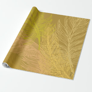 Elegant Löv Olive-bakgrunden Presentpapper