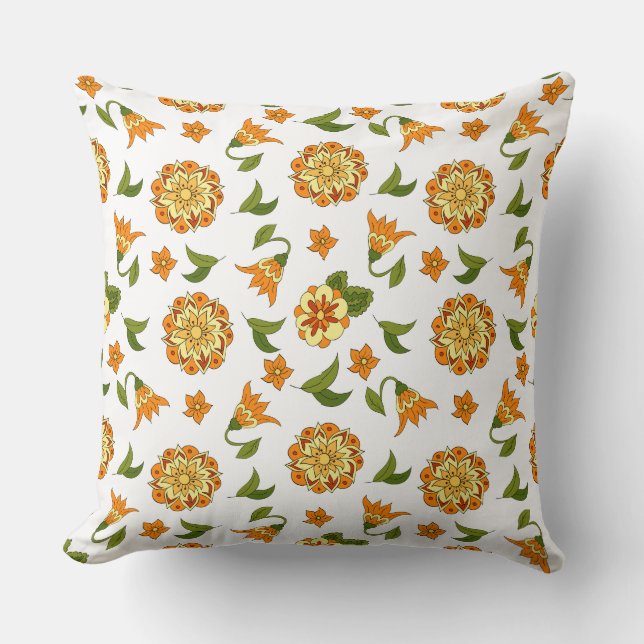 Elegant Löv Plant Design Pillow Kudde (Framsida)