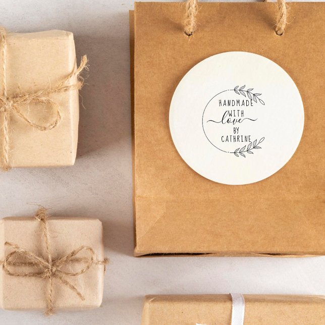 Elegant Löv som hanteras med Kärlekens anpassade n Självfärgande Stämpel (Skapare uppladdad)